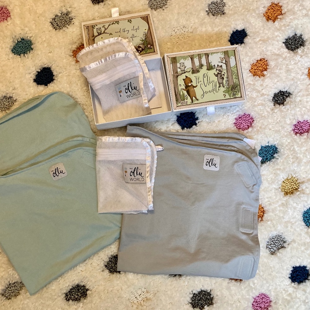 Set of two The Ollie swaddles